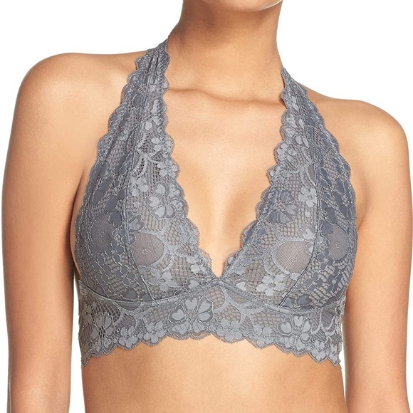Free People Halter Lace Bralette - Picture 1 of 4